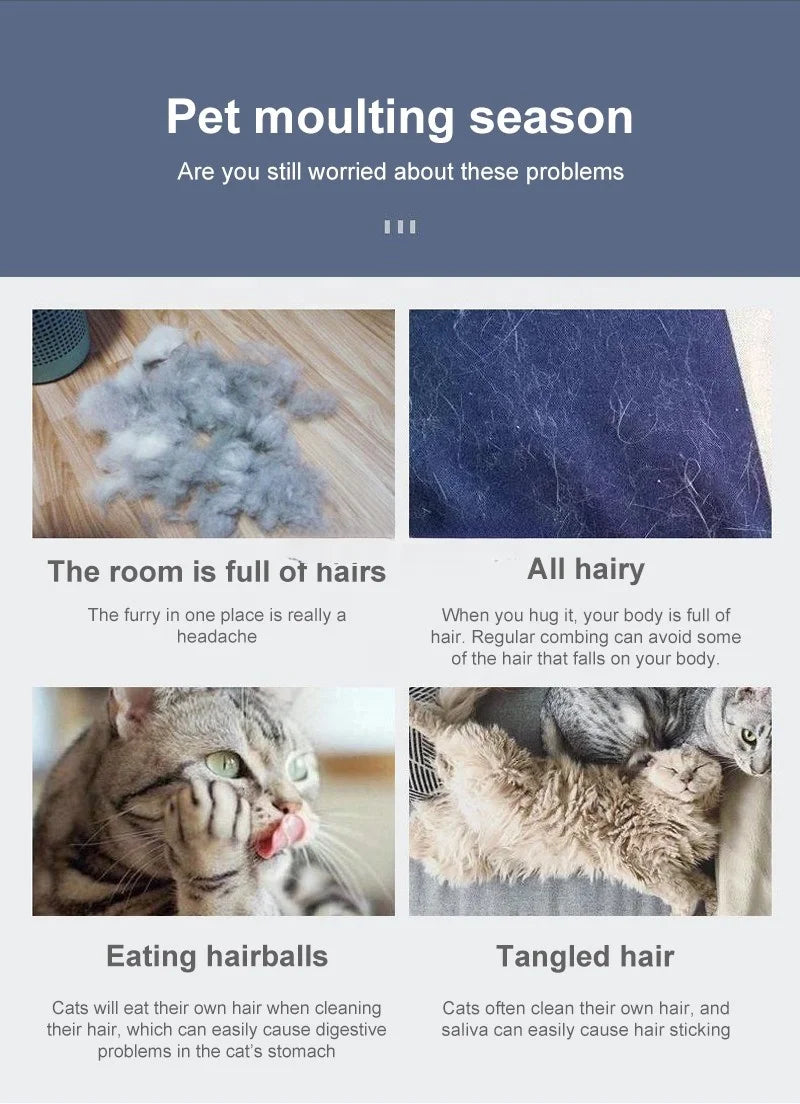 One-Click Pet Dog Hair Removal